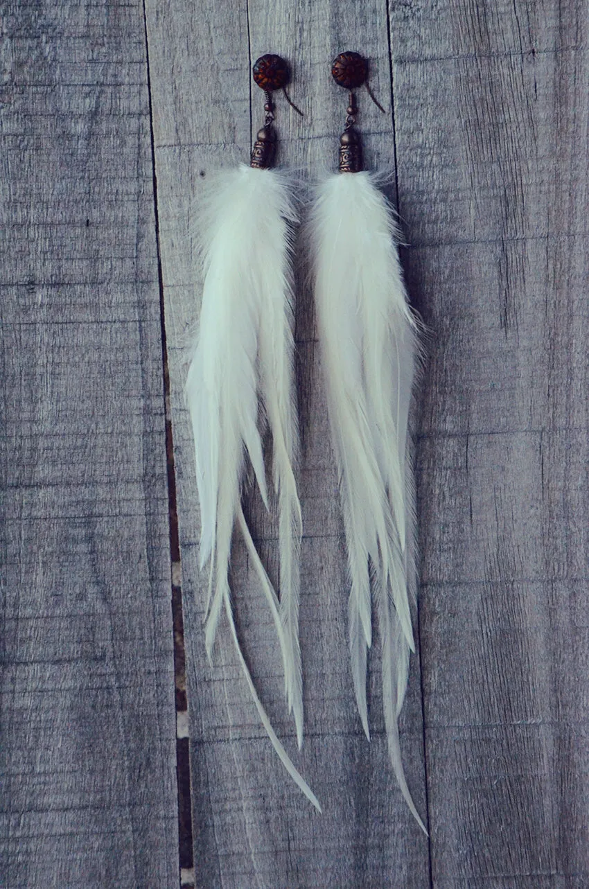 Into The Mystic Feather Earrings