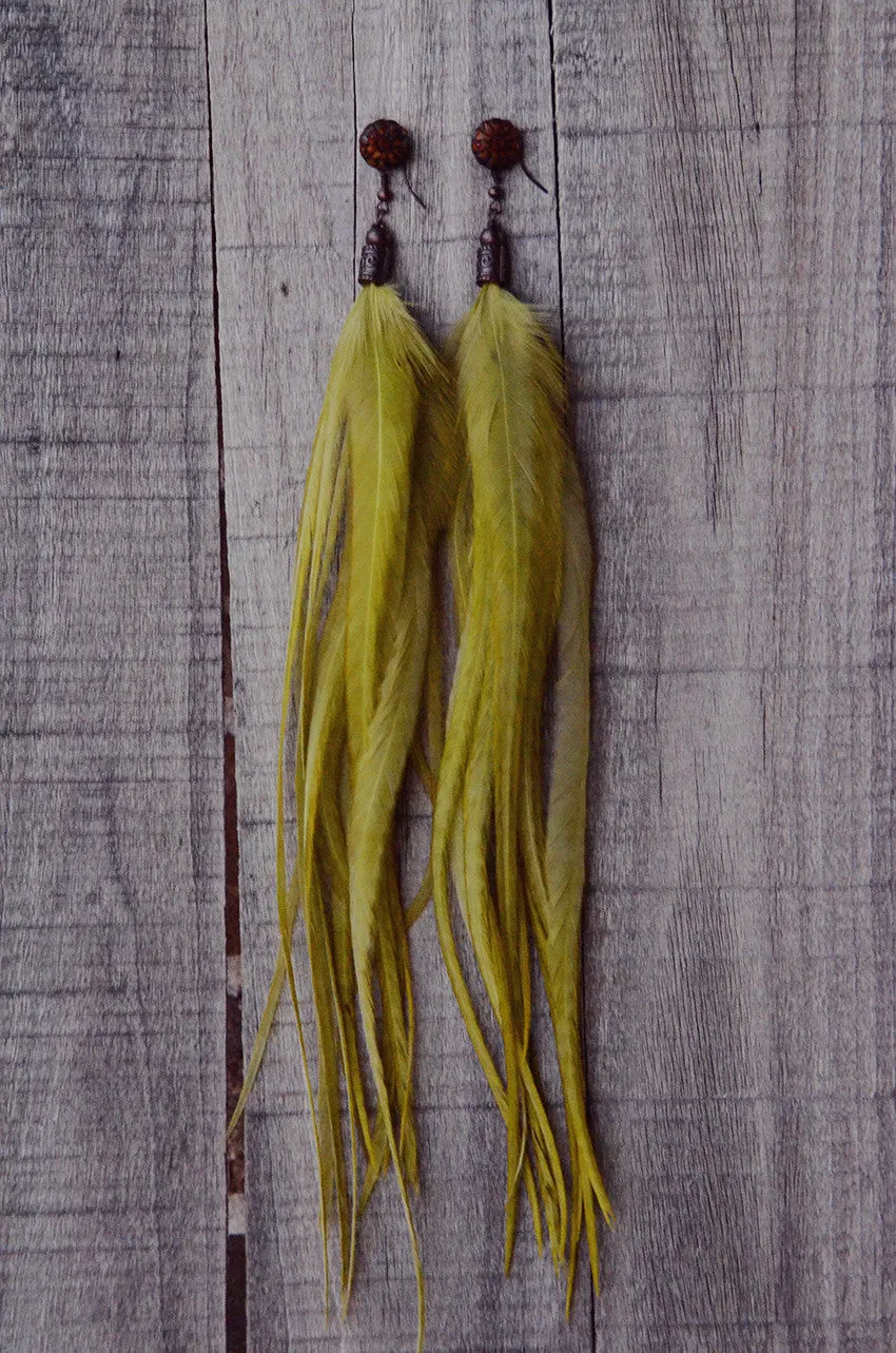 Into The Mystic Feather Earrings