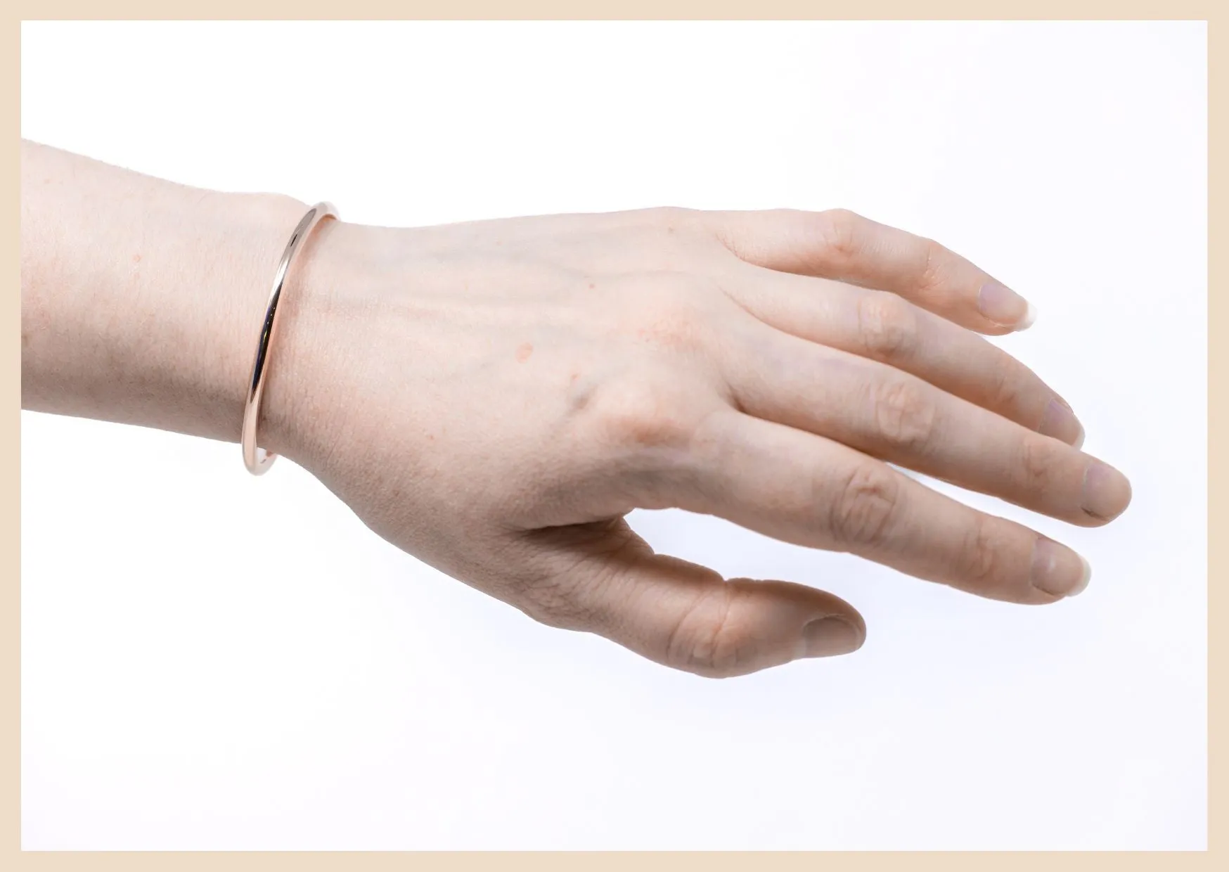 Journey  Rose Gold Bangle Cuff Bracelet
