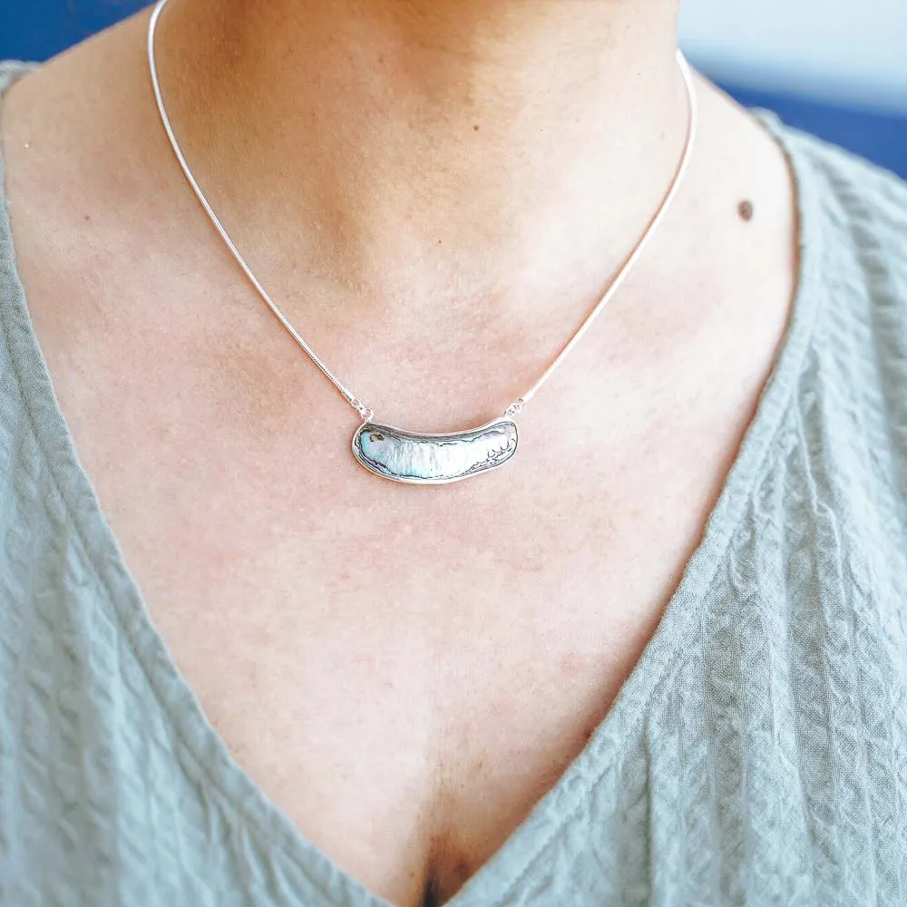 Kawa Paua Sterling Silver Necklace