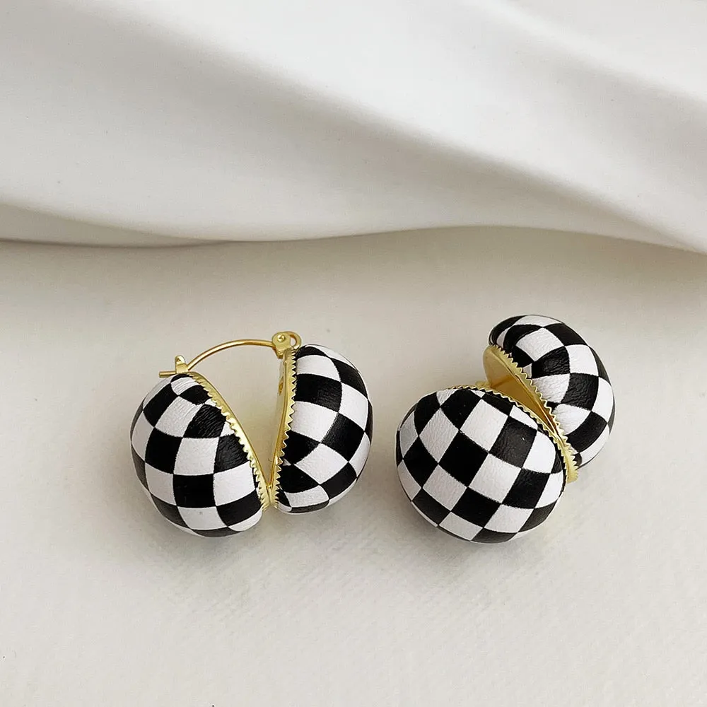 Korean Vintage Fashion Designer Earrings For Women