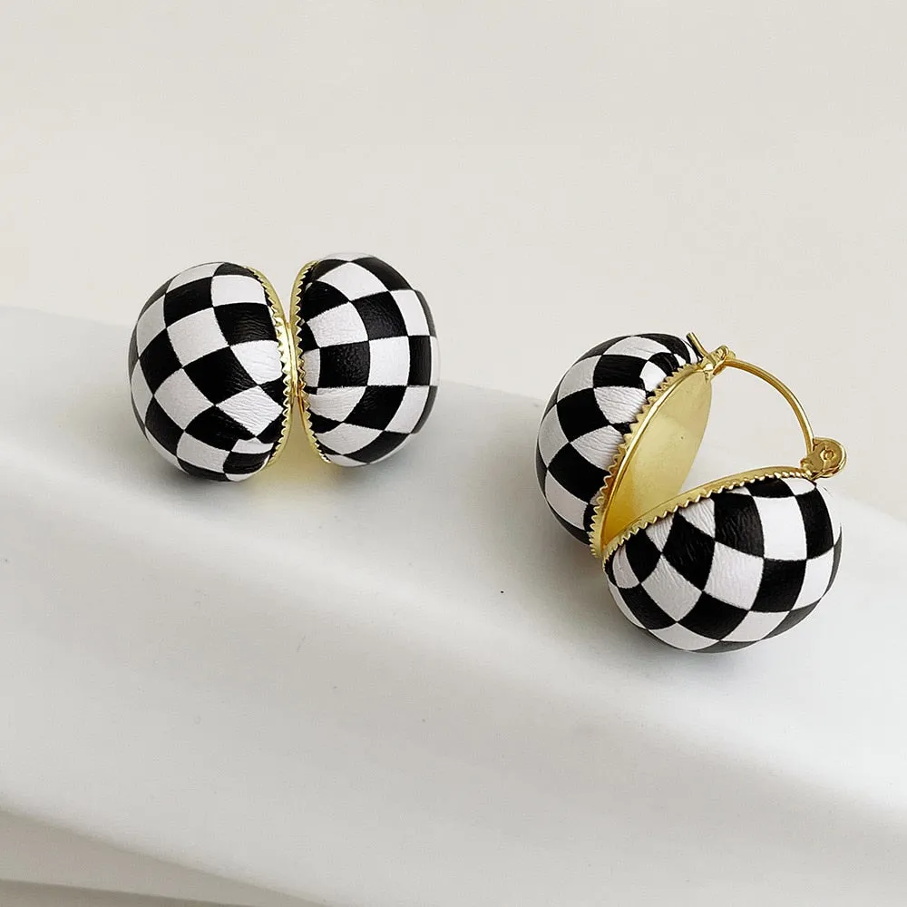Korean Vintage Fashion Designer Earrings For Women