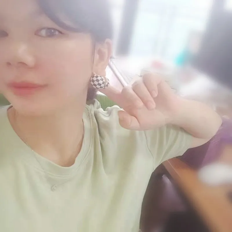 Korean Vintage Fashion Designer Earrings For Women