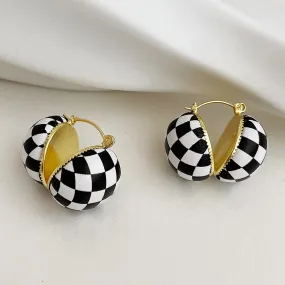 Korean Vintage Fashion Designer Earrings For Women