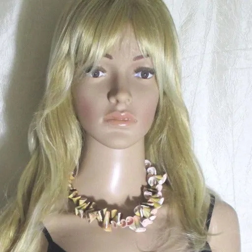 Large Everlasting Natural Sea Shell Necklace Bold
