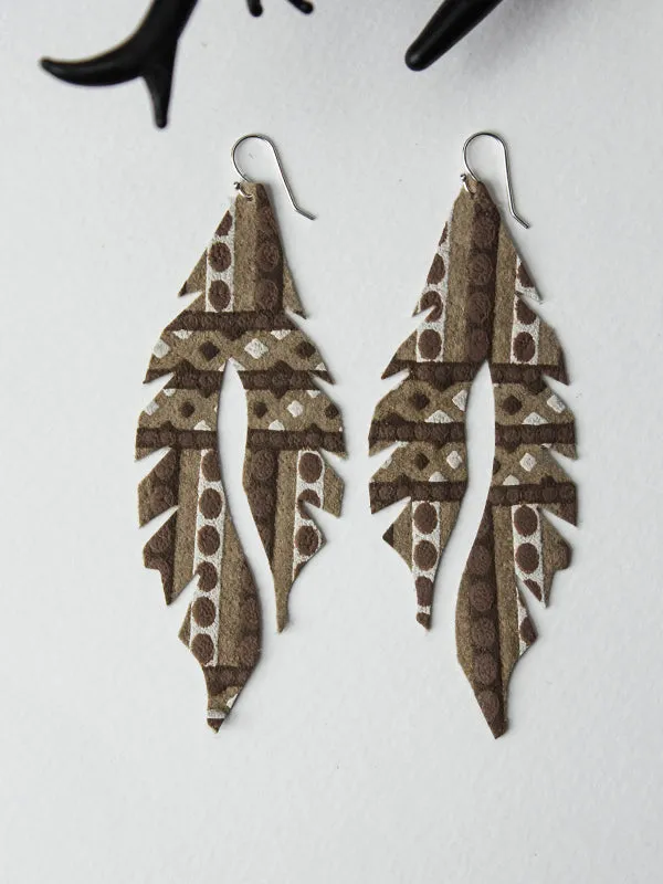 Leather Feather Minis: Shagadelic