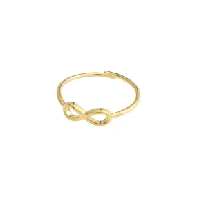 LULU eternity stack ring gold-plated