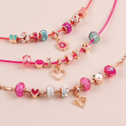 Make It Real - Think Pink Halo Charms Bracelet Craft Set