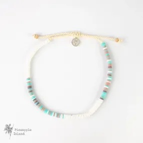 Manu Bay Surfer Anklet | Blue Tonal