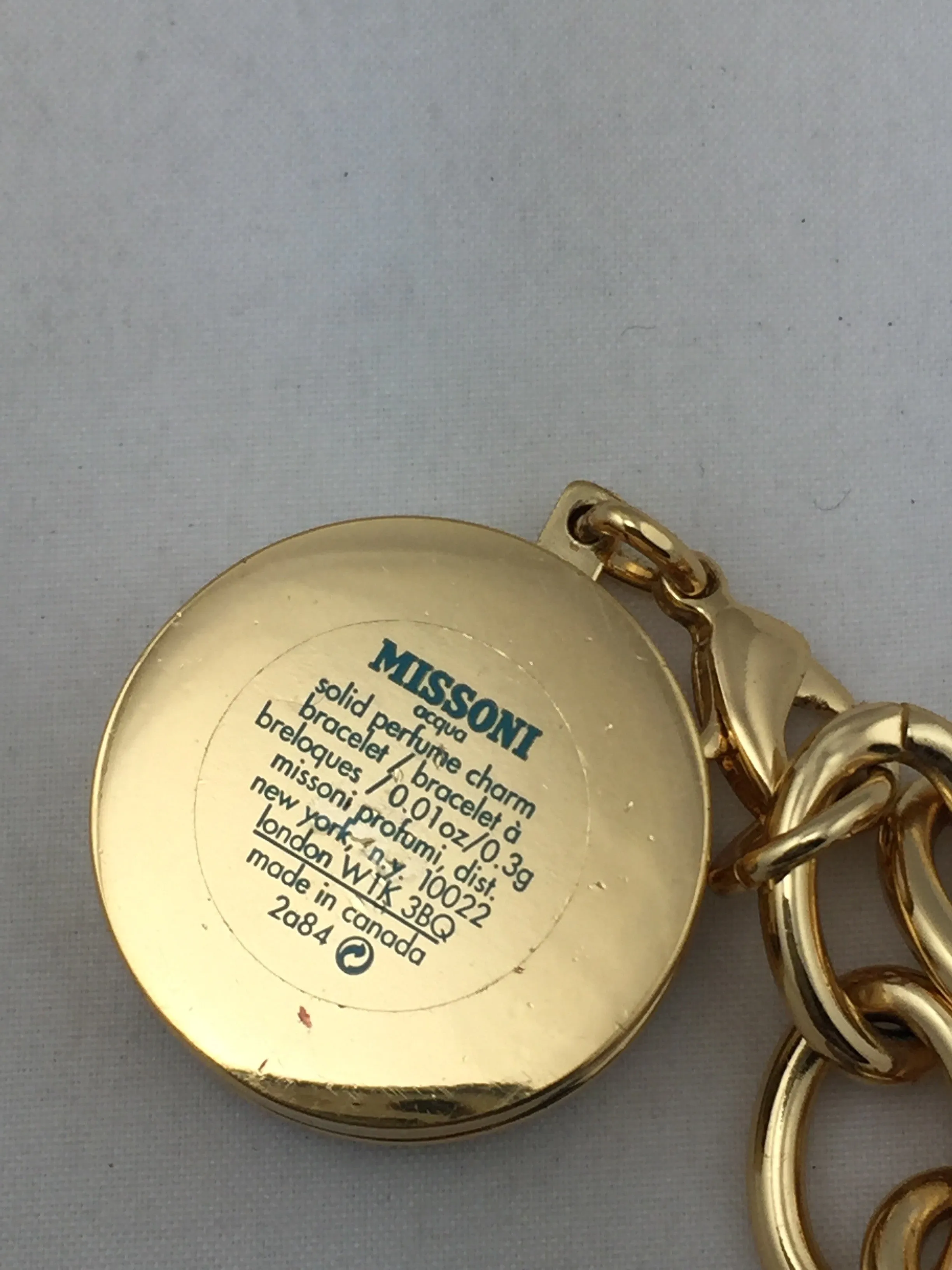 Missoni Perfume Charm Bracelet!