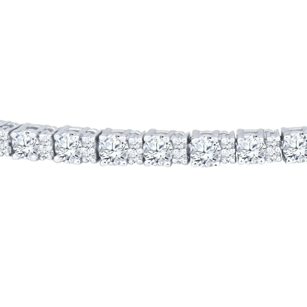 Modern Diamond Tennis Bracelet