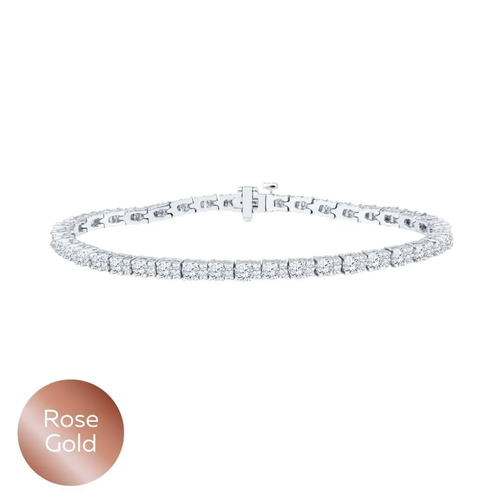Modern Diamond Tennis Bracelet
