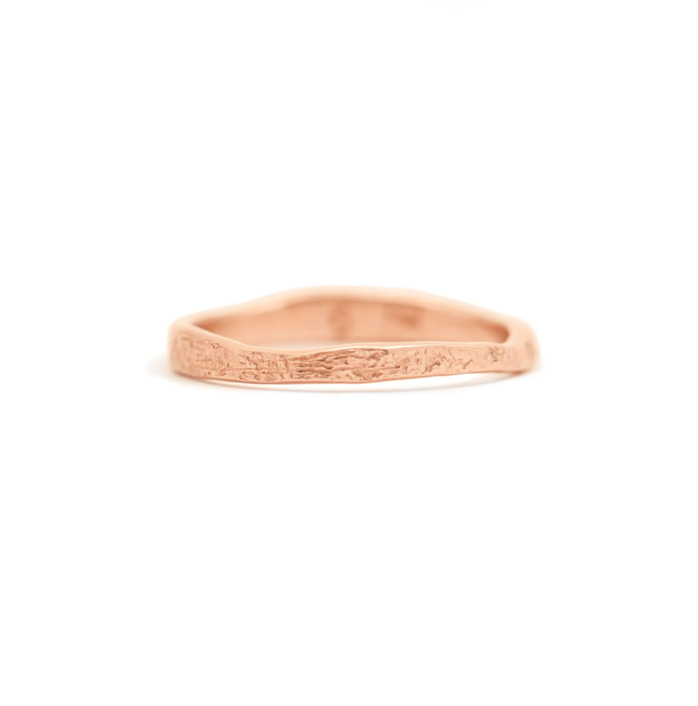 Narrow Escarpment Ring 14k