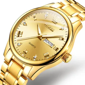 Olevs OEM Private Label Popular Luxury Calendar Waterproof Men's Quartz Watch