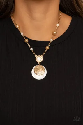 Paparazzi Necklace ~ SEA The Sights - Gold