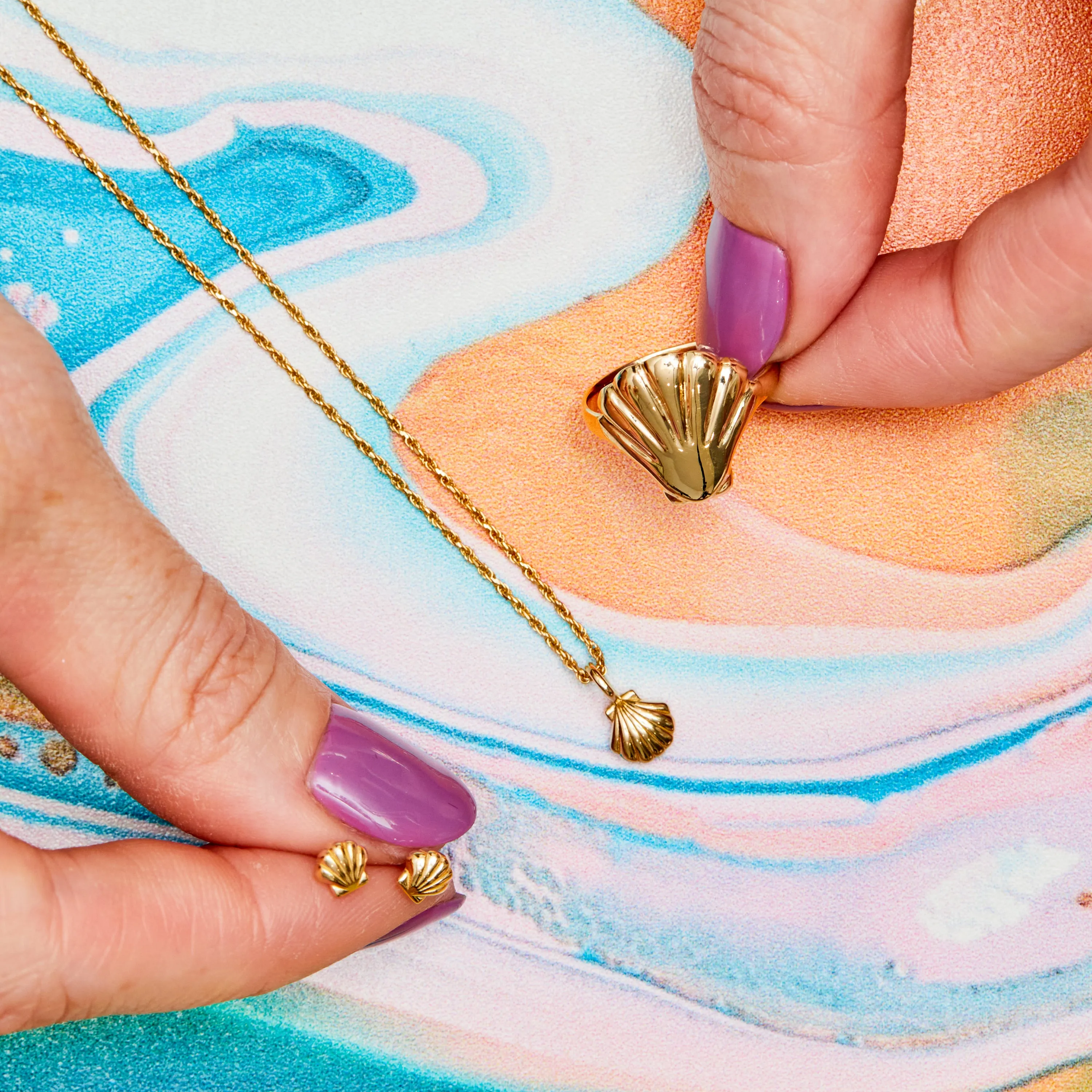 Petite Scallop Shell Charm