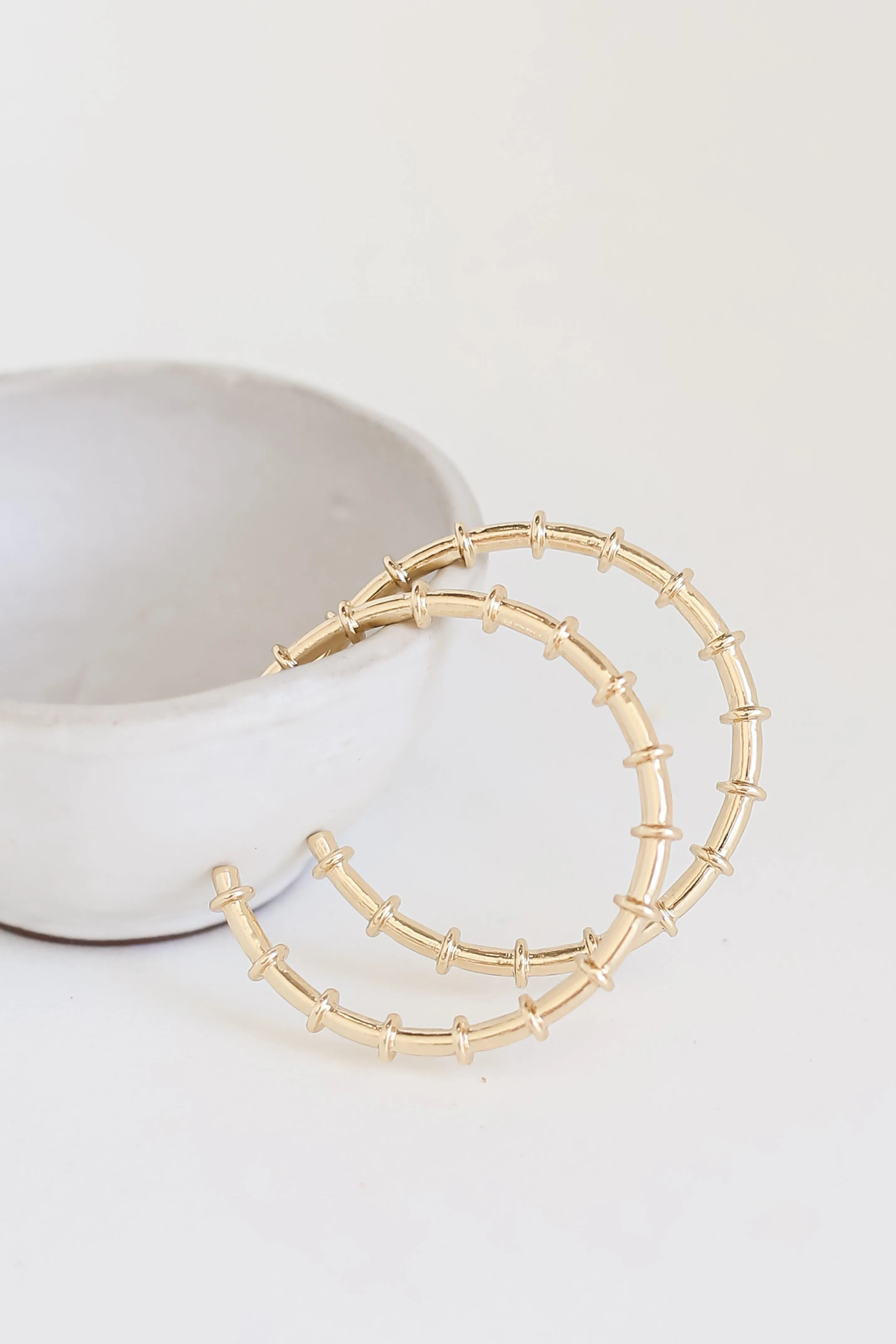 Phoebe Gold Hoop Earrings