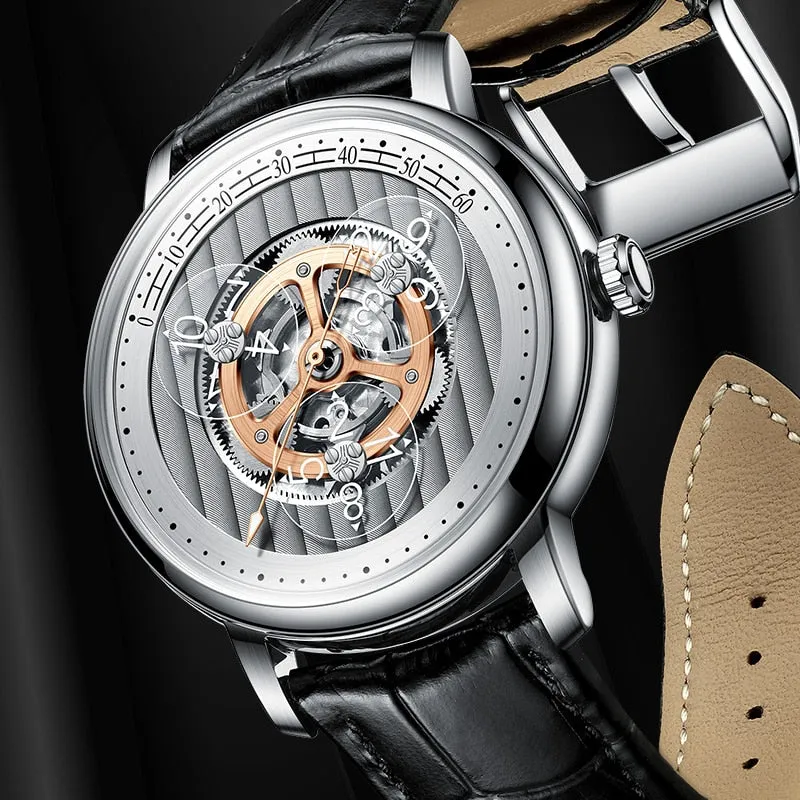 PINDU DESIGN Mens Watches Top Brand Luxury Automatic Watch Men Fashion Business Clock Modified Miyota 8215 Movement Montre Homme