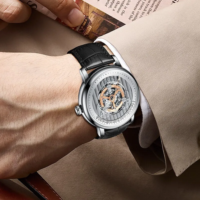 PINDU DESIGN Mens Watches Top Brand Luxury Automatic Watch Men Fashion Business Clock Modified Miyota 8215 Movement Montre Homme