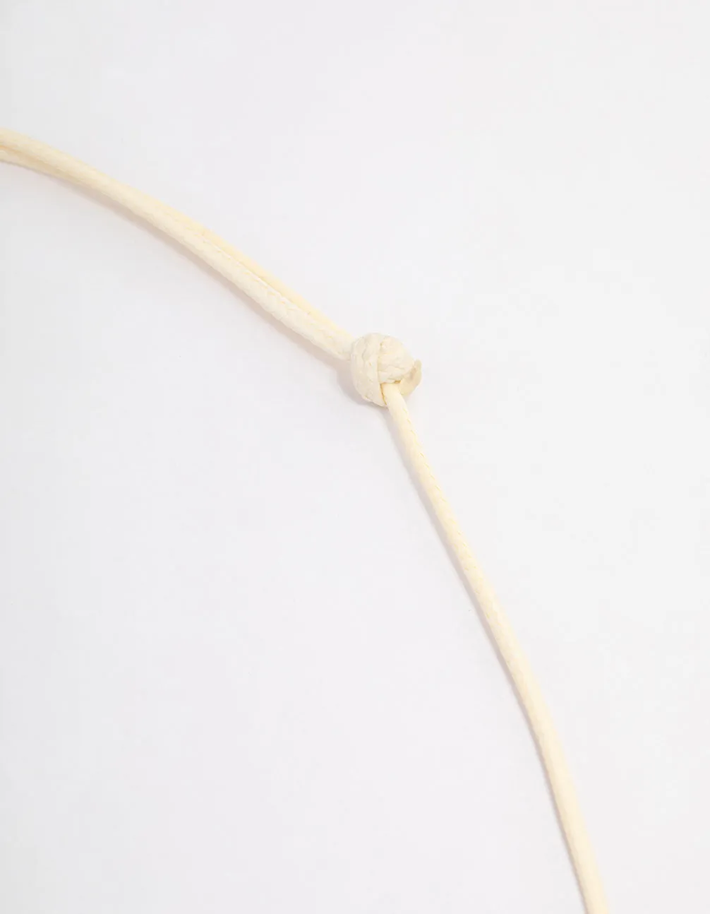 Pink Starfish Cord Necklace