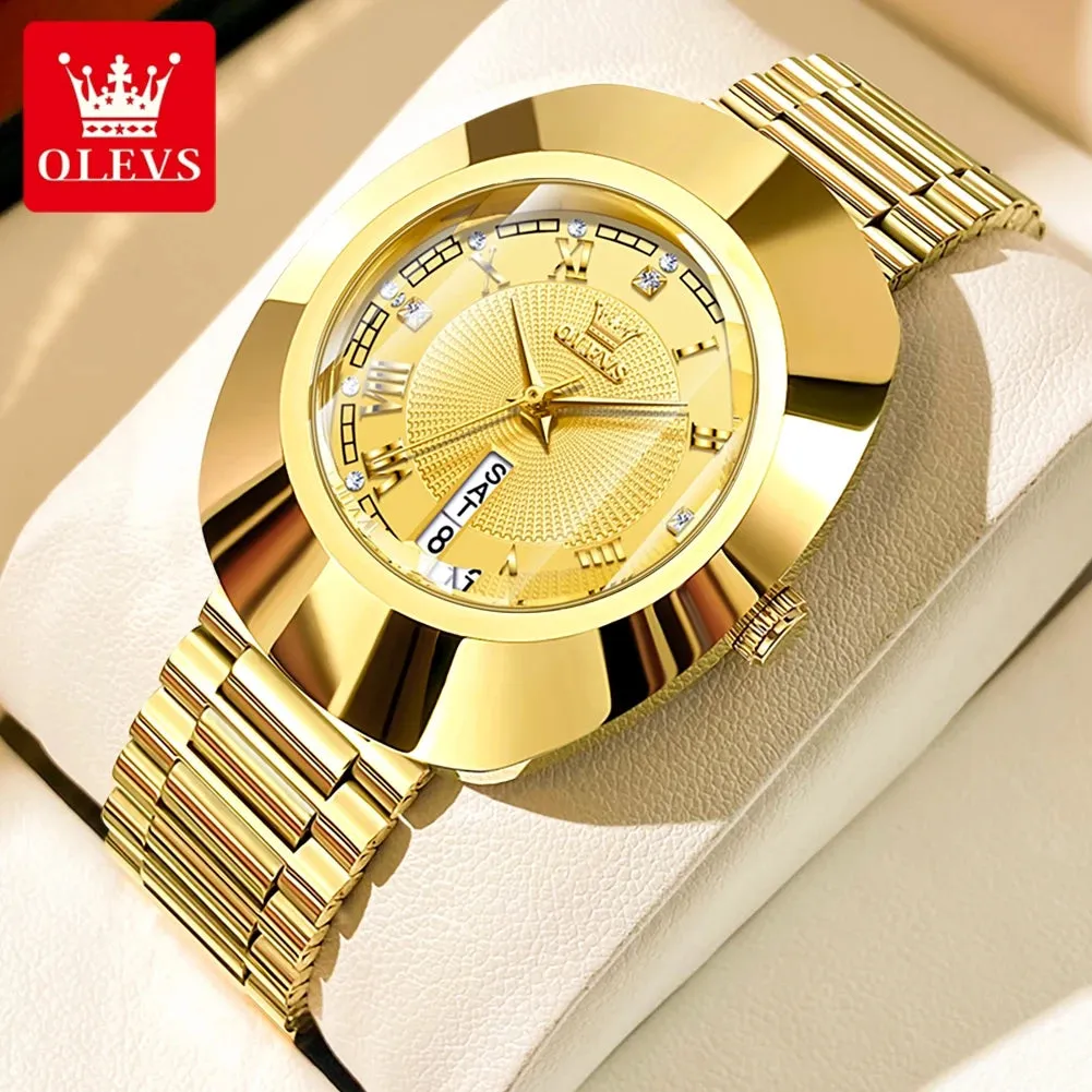Quartz Women's Watch: Tungsten Steel Case, Luxury Gold Fashion, Elegant Diamond, Waterproof Women's Watch