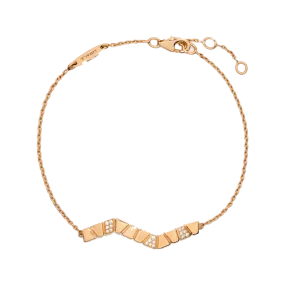 Ride love semi-pavé bracelet