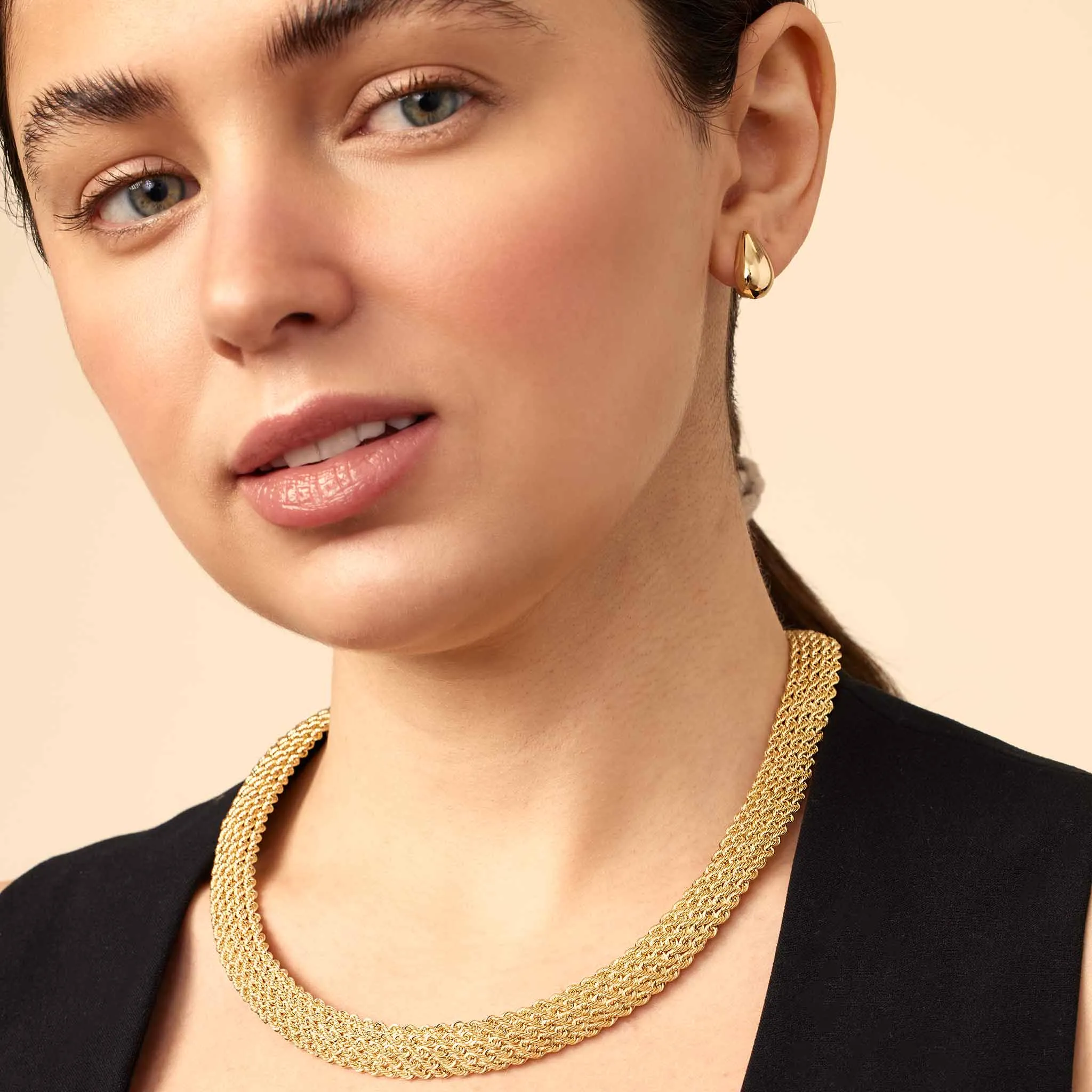 Roman Rope Quartet Necklace