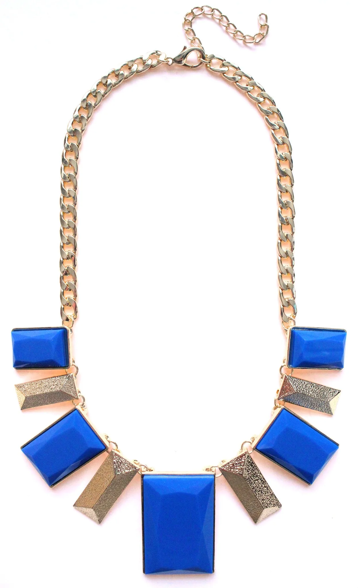 Royal Geo Bib Statement Necklace