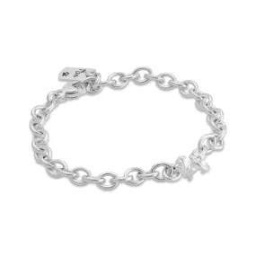 Shih Tzu Silver Dog Charm Bracelet