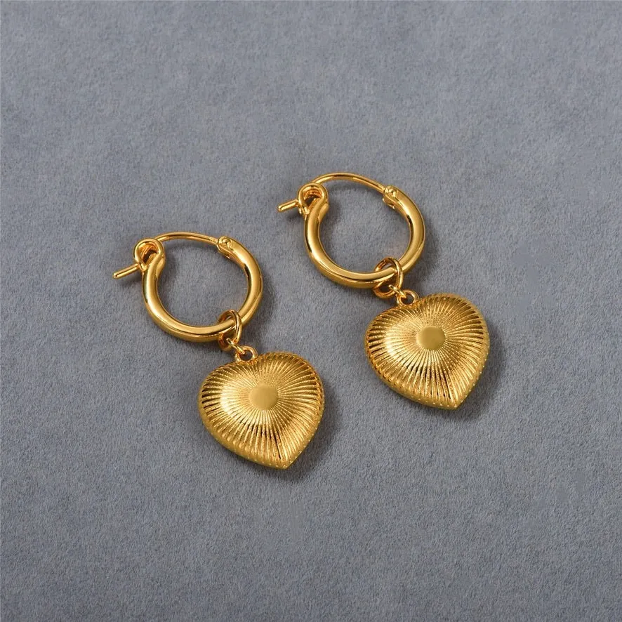 Shinning Heart Earrings