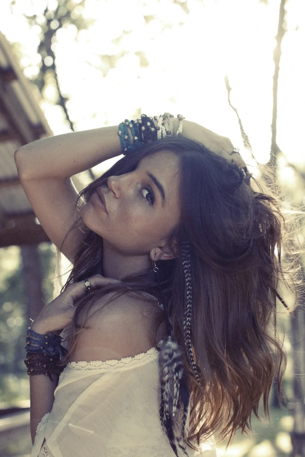 Single Feather Earrings