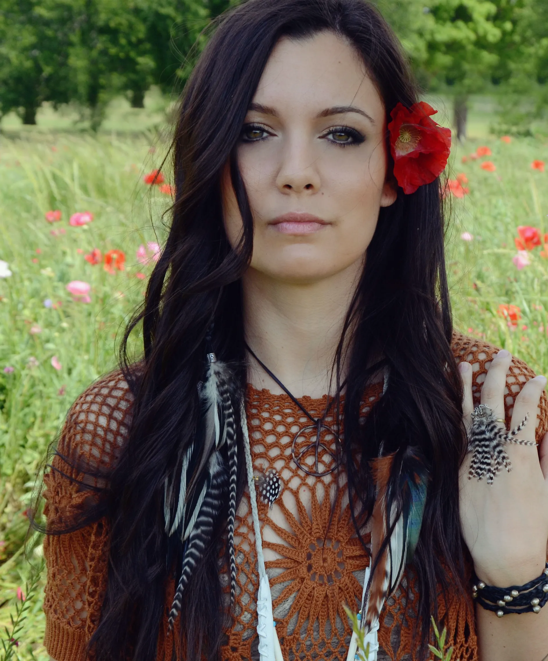 Single Feather Earrings
