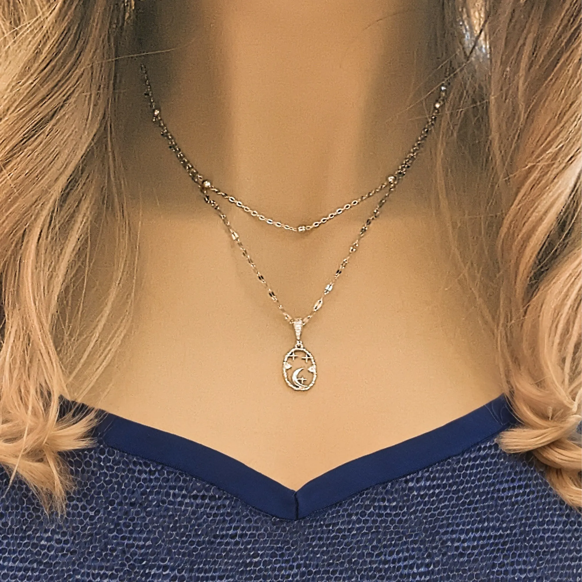 Sparkly Celestial Necklace Set
