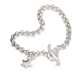 Stardust Belcher Chain Charm Bracelet