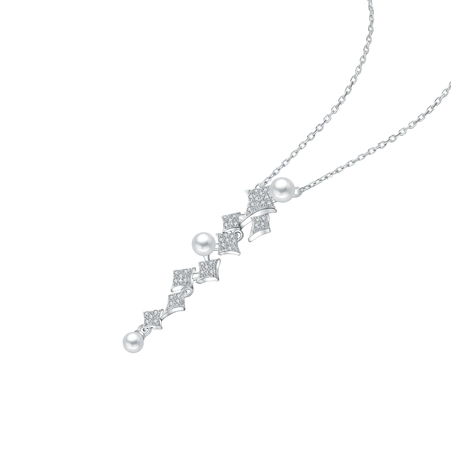 Stars Lariat Necklace