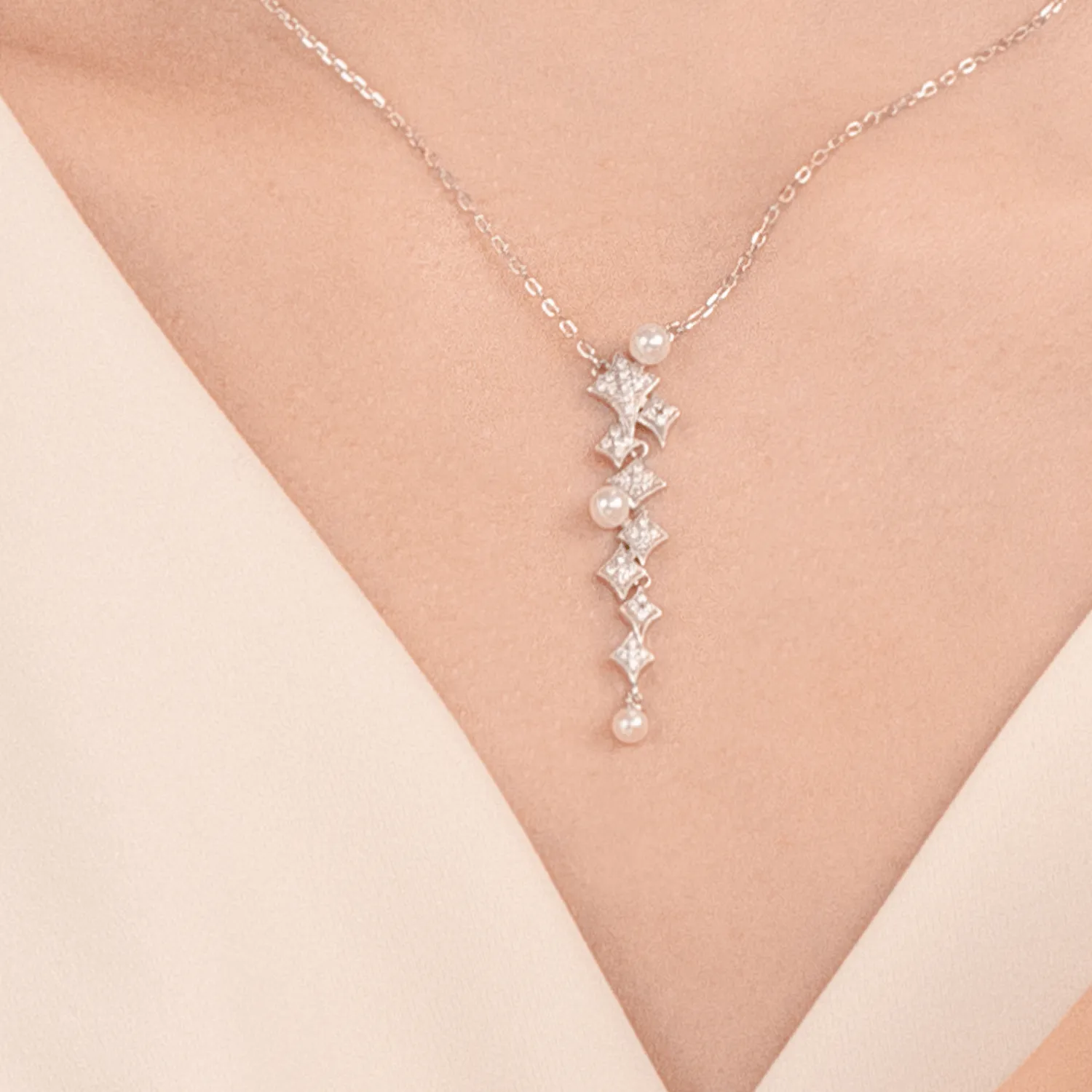 Stars Lariat Necklace