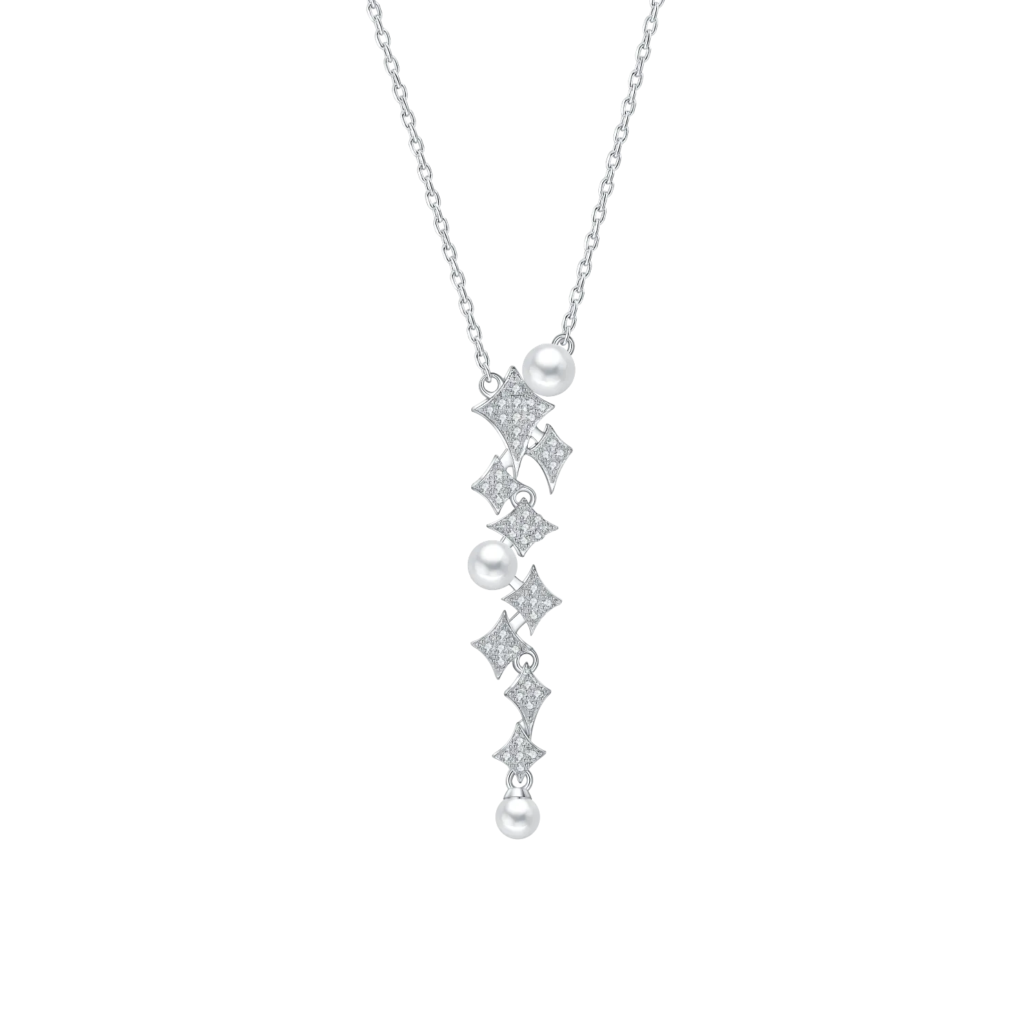 Stars Lariat Necklace