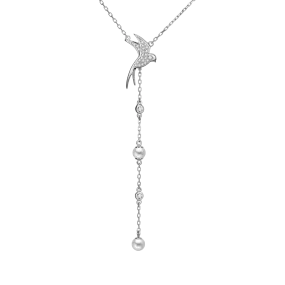 Swallow Lariat Necklace