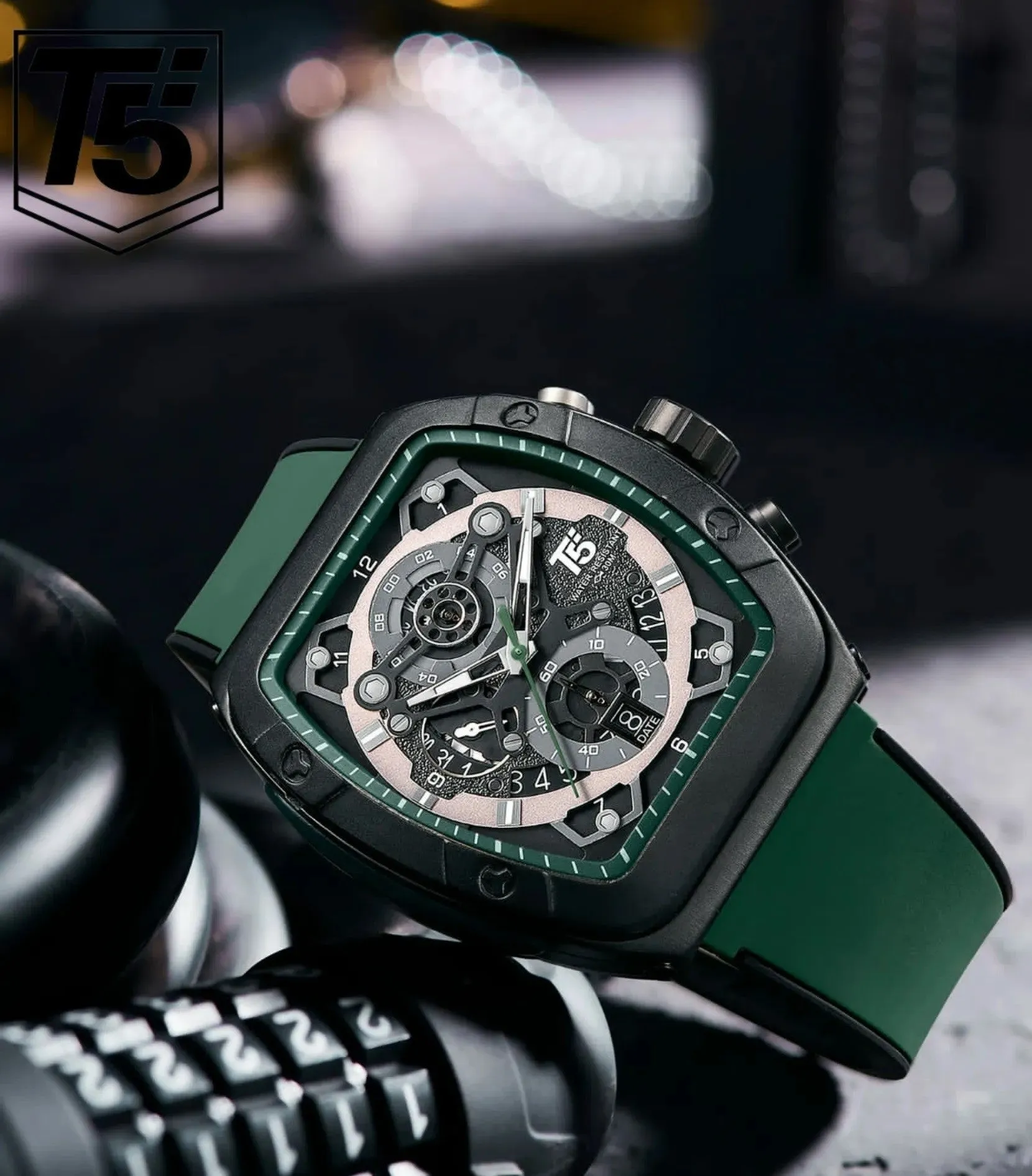 T5 EMPIRE SERIES WATCH-GRN