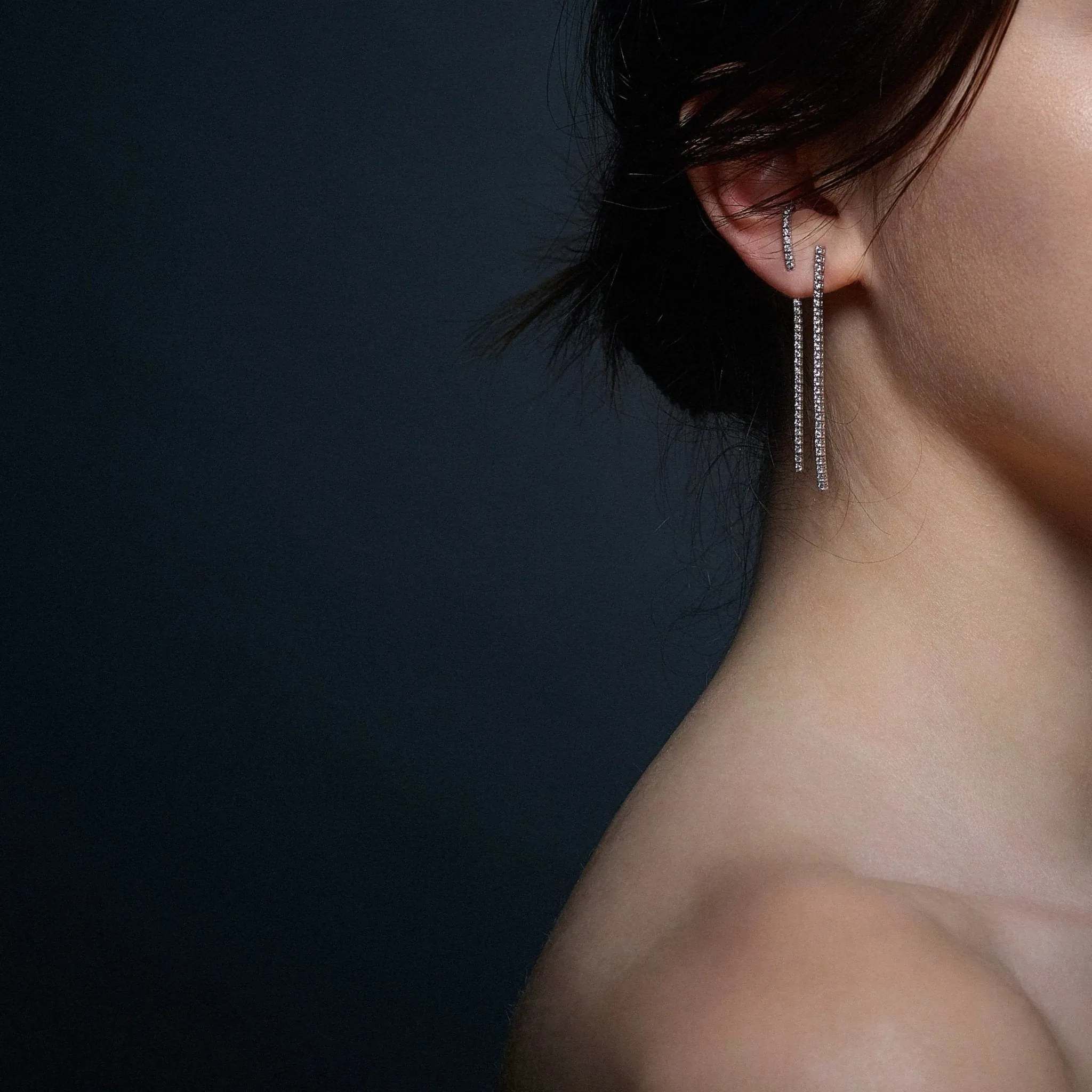 Tennis earrings