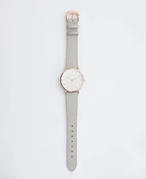 The Horse Classic Watch - Light Grey Strap