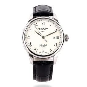 Tissot Lelode Powermatic 80 Automatic Black Leather Watch