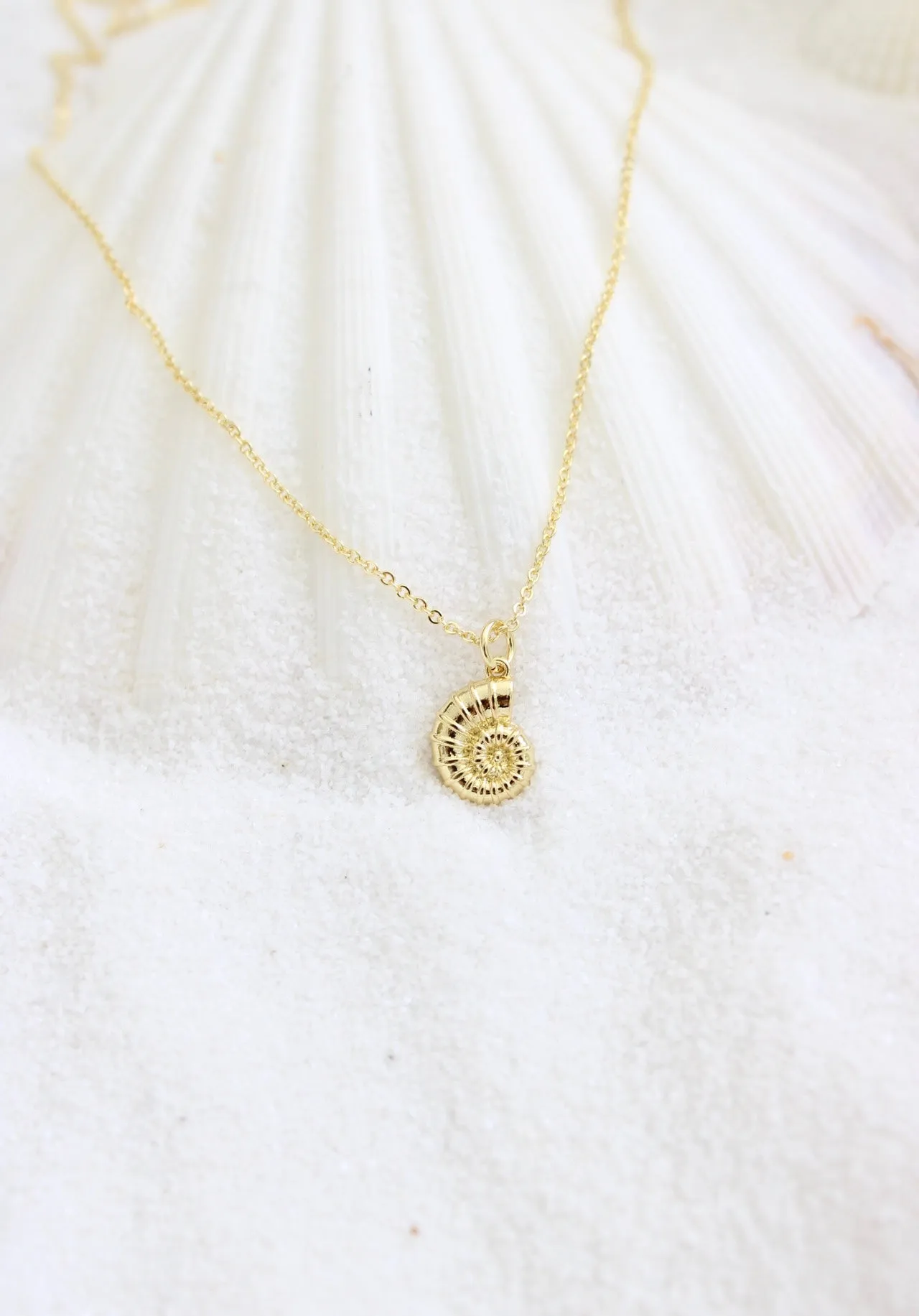 Ursula Shell Gold Plated Necklace