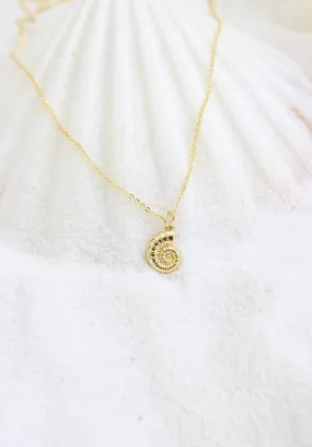 Ursula Shell Gold Plated Necklace