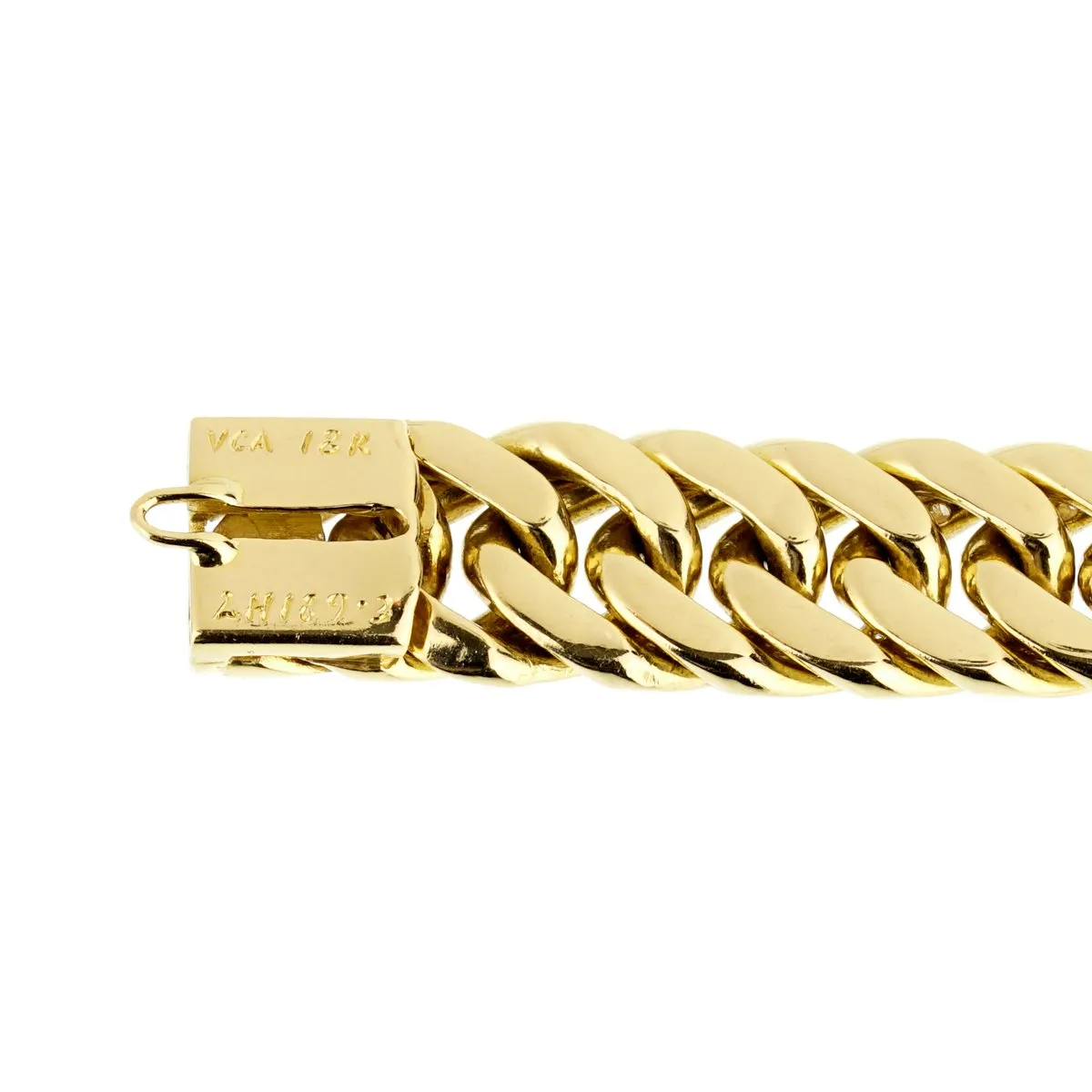 Van Cleef & Arpels Vintage Diamond Gold Bracelet