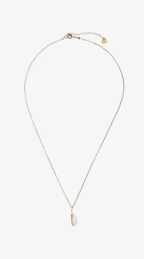 White Gold Shell Necklace