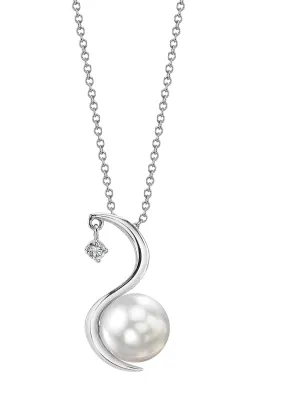 White South Sea Pearl & Diamond Nile Pendant