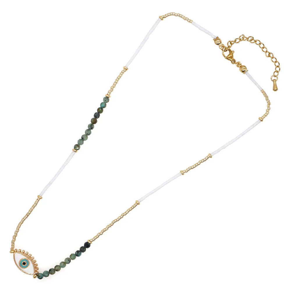 Wholesale Boho Beaded Pearl Shell Necklaces