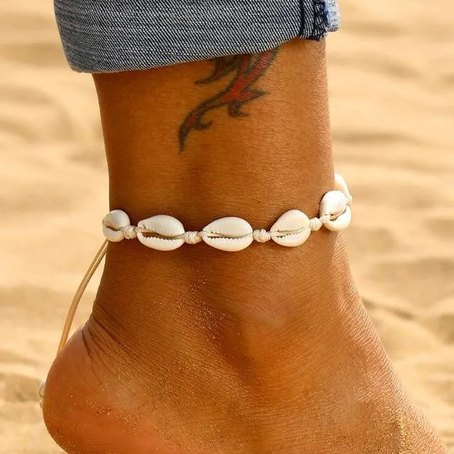 Women summer beach bohemia cute chain anklets